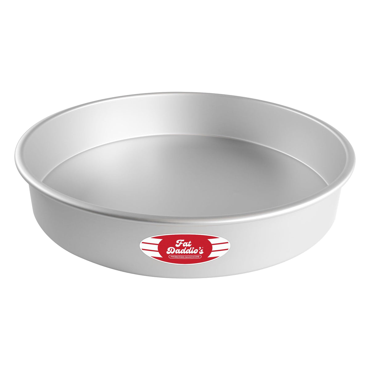 Fat Daddio's PRD-83SET Anodized Aluminum Round Cake Pans, 2 Piece Set, 8 x 3 Inch