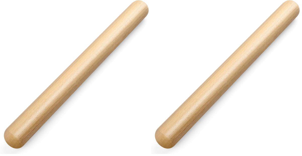 LorisArm 11.5-inch Wooden Rolling Pin for Baking, Natural Wood Dough Roller