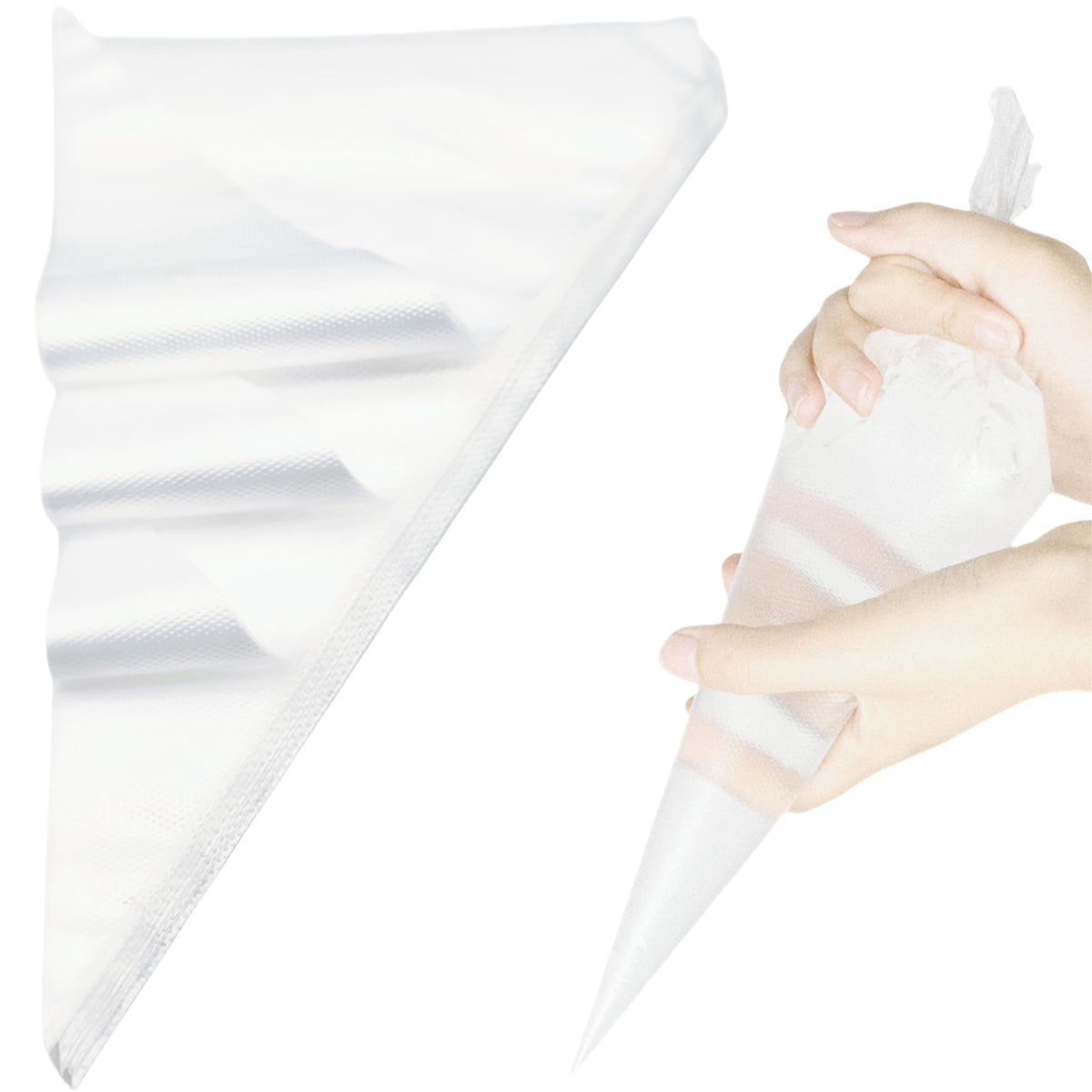 26 Inch Extra Large Piping Bags,100 Pack Disposable Pastry bag