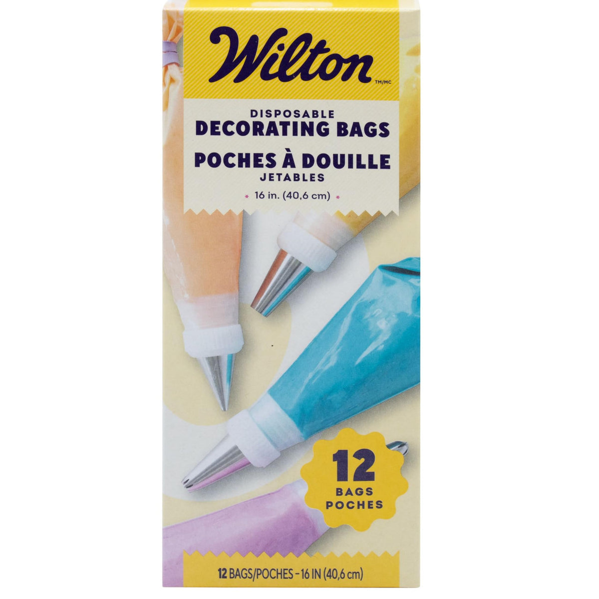 Wilton Disposable 16-Inch Decorating Bags (2 Pack)