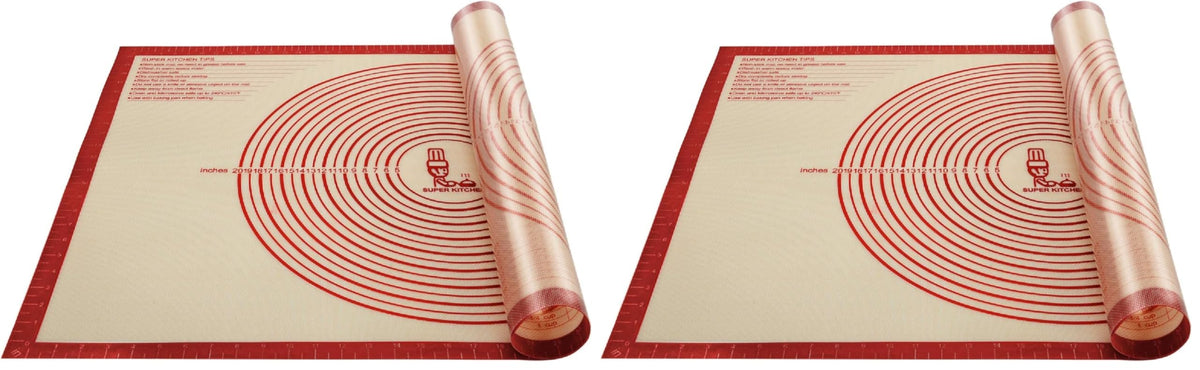 Non-slip Silicone Pastry Mat Extra Large Measurements 28''x 20'' Baking Mat