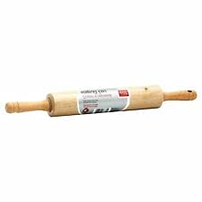 GoodCook Classic Wooden Rolling Pin with Easy Roll Bearings