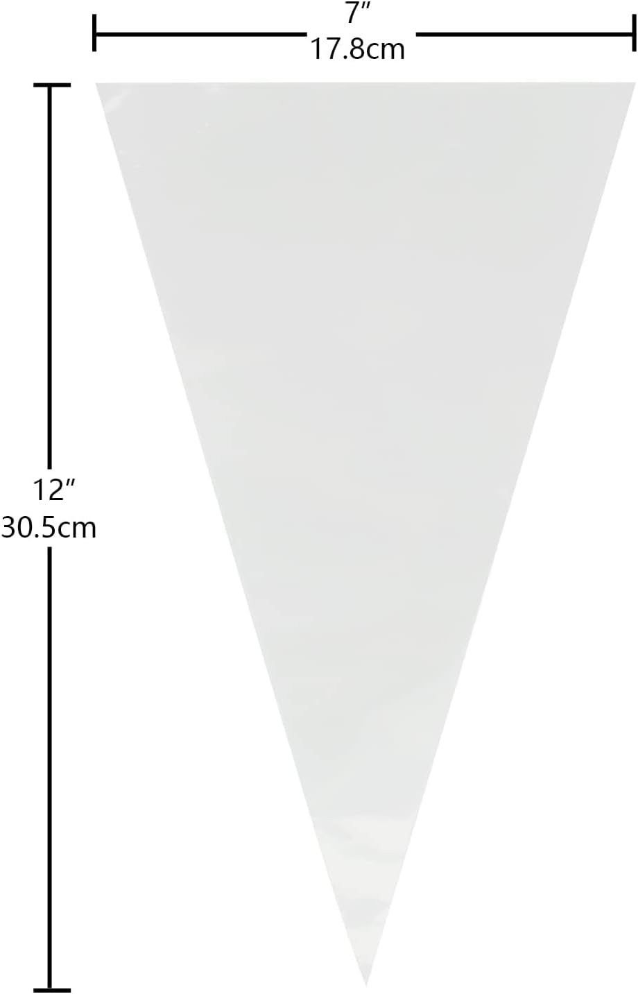 Keenpioneer Disposable Piping Bags Cake Decorating Bags 12inch 100 Count