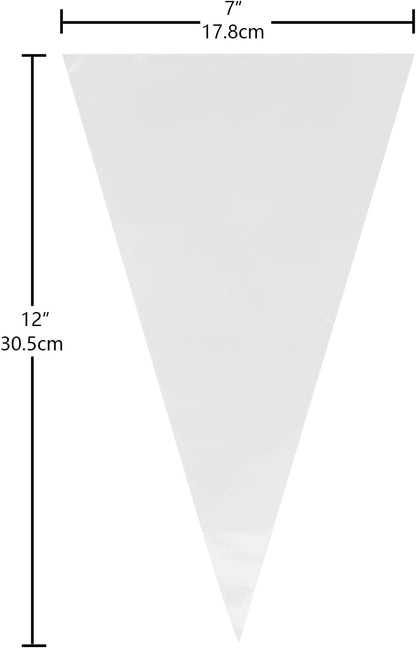 Keenpioneer Disposable Piping Bags Cake Decorating Bags 12inch 100 Count
