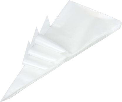 Extra Large Piping Bags 24 Inch, HOMIOVE 50 Pack Long Big Disposable Pastry Bags Thick Anti-Burst Tipless Cake Decorating Bags for Decorating Cupcakes Cakes Cookies