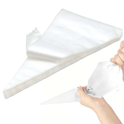 Large Pastry Bags Disposable, 100 Pcs 24 Inch Thickened Strong Decorating Bags for Frosting, Royal Icing, Professional Cake Supplies for Baking and Decorating