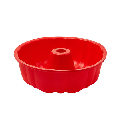 SOV silicone cake pan, silicone Cake Molds, Bakeware Non Stick 10 inch Pan for Jello,Gelatin,cake, Silicone Baking Molds for Cakes, Round Baking Pan (1 pack)