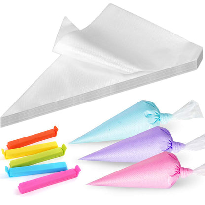 LotFancy 24 Inch Extra Large Piping Bags Disposable, 100pcs Icing Bags