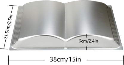 Book Shape Cake Pan, 3D Birthday Cake Pan, Aluminum Alloy Cake Molds Nonstick Baking Tools