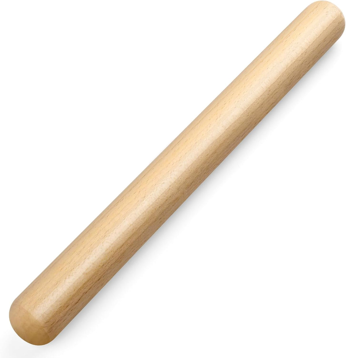 LorisArm 11.5-inch Wooden Rolling Pin for Baking, Natural Wood Dough Roller