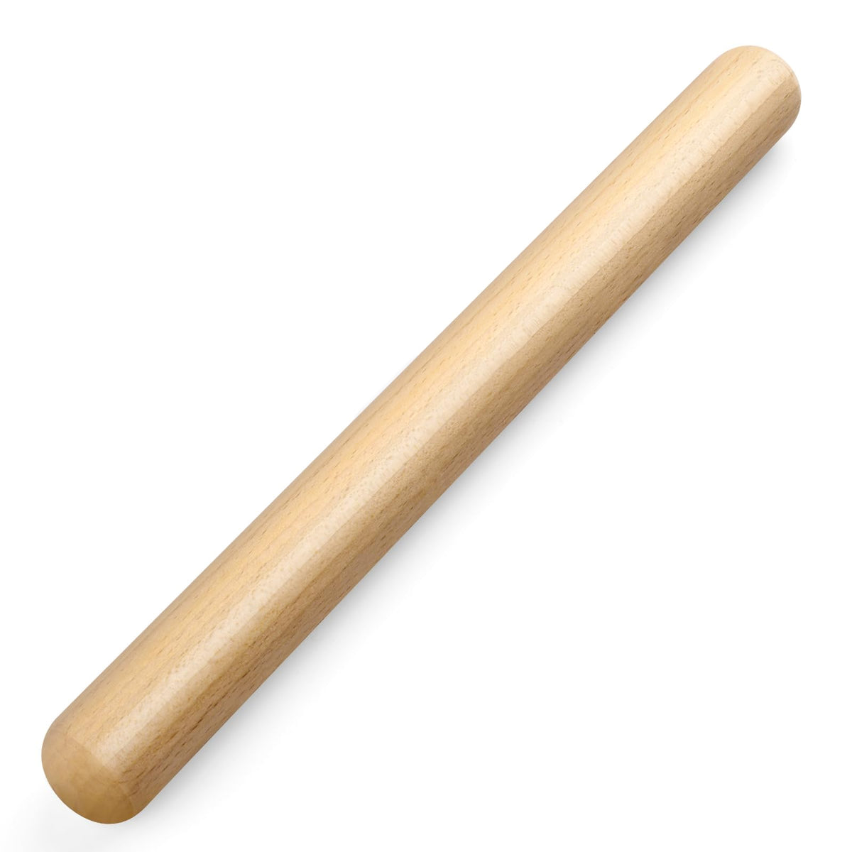 LorisArm 11.5-inch Wooden Rolling Pin for Baking, Natural Wood Dough Roller