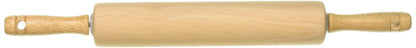 GoodCook Classic Wooden Rolling Pin with Easy Roll Bearings