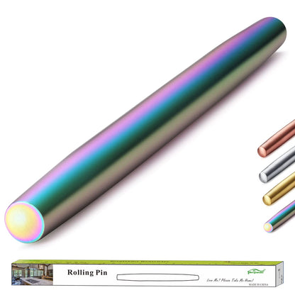 Stainless Steel Rolling Pin, Matte Finish 16.7 Inches, Berglander Rolling Pin For Baking Pizza Dough, Pie, Cookie, Essential Kitchen Utensil Gift Ideas For Bakers.