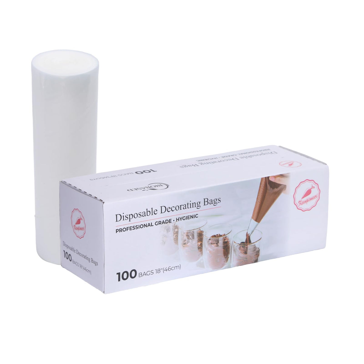 Keenpioneer Disposable Piping Bags 21 Inch