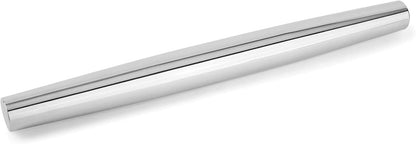 Fox Run Stainless Steel Rolling Pin With Handles, 18" x 2.6" x 2.8" Roller