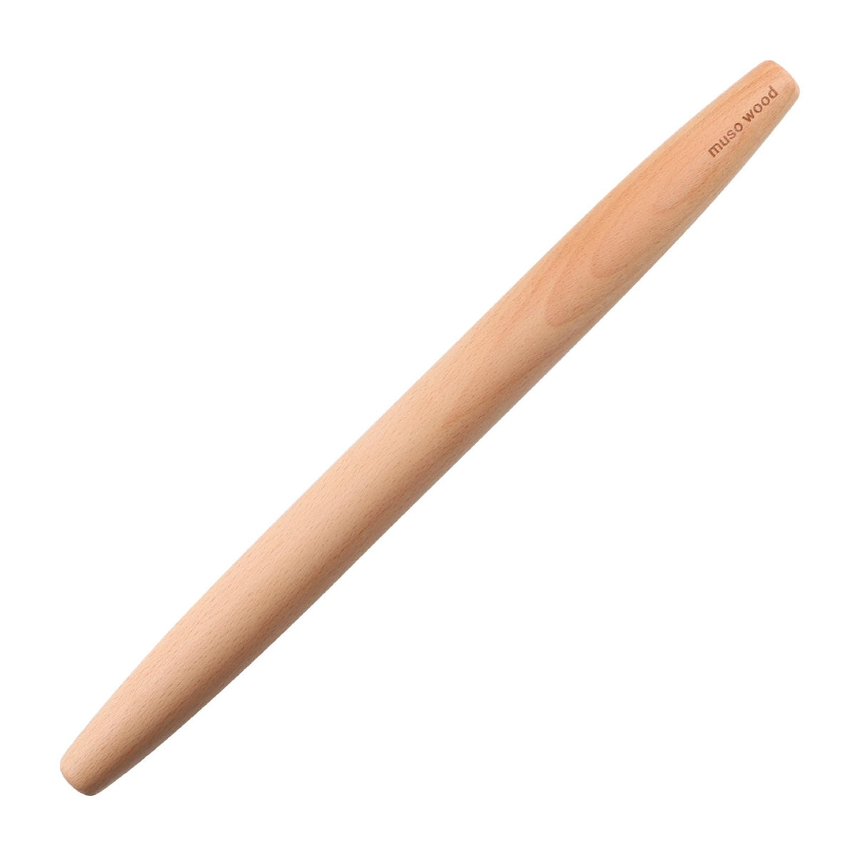 muso wood Wooden Rolling Pin for Baking, Beech Wood Tapered Rolling Pin