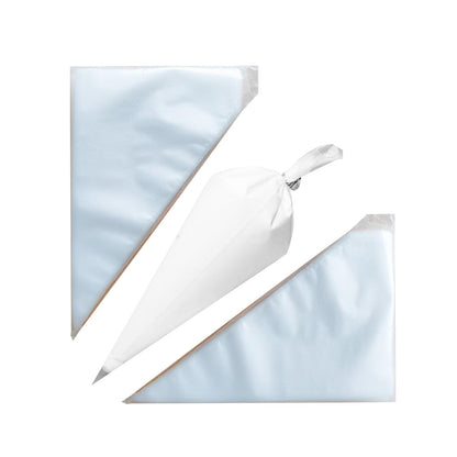 Piping Bags - 12 Inch Disposable Icing Bags, 200 PCS Decorating Bags for Frosting, Pastry Bags, Great for Cakes and Cookies Decoration, S/M/L, Clear