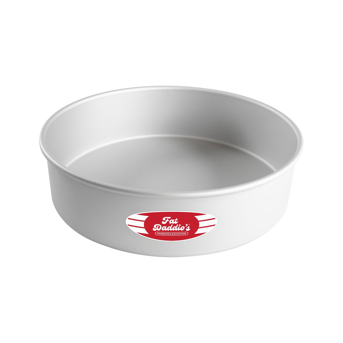 Fat Daddio's PRD-83SET Anodized Aluminum Round Cake Pans, 2 Piece Set, 8 x 3 Inch