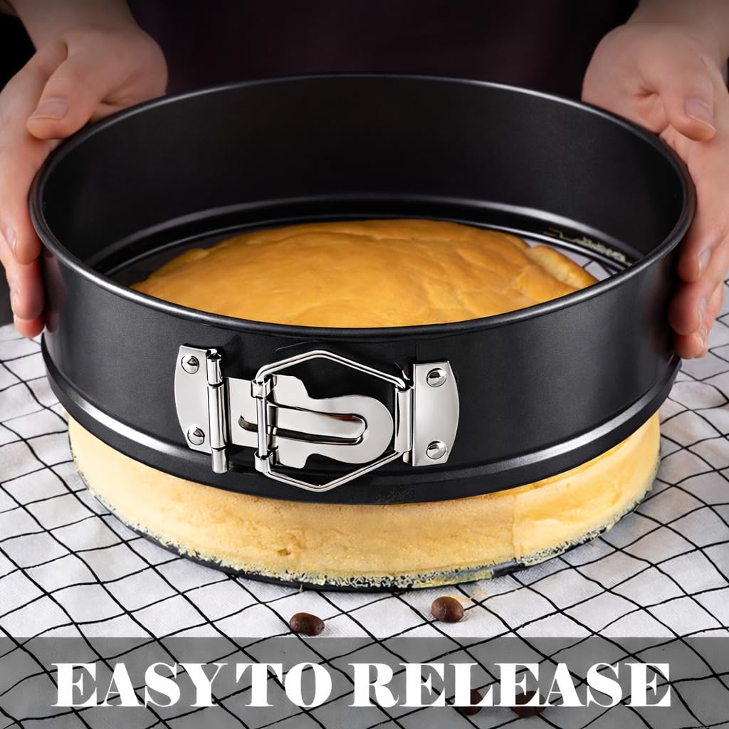 9 Inch Springform Pan 50Pcs Parchment Paper Cheesecake Nonstick Baking Mold