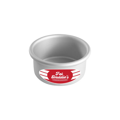 Fat Daddio's PRD-83SET Anodized Aluminum Round Cake Pans, 2 Piece Set, 8 x 3 Inch