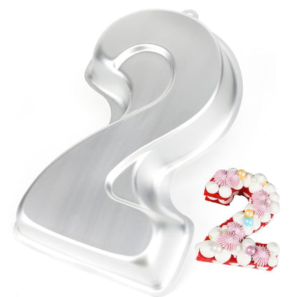 Book Shape Cake Pan, 3D Birthday Cake Pan, Aluminum Alloy Cake Molds Nonstick Baking Tools