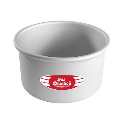 Fat Daddio's PRD-83SET Anodized Aluminum Round Cake Pans, 2 Piece Set, 8 x 3 Inch