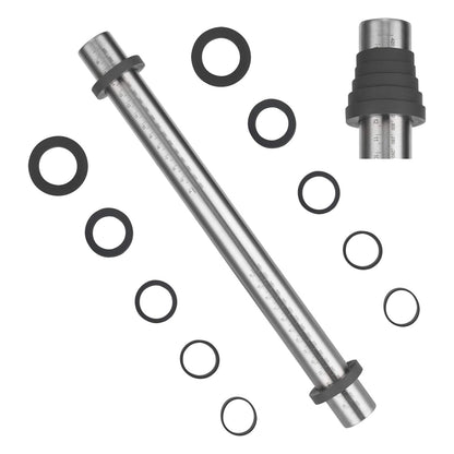 Rolling Pin with Thickness Rings for Baking: Dough Roller for Cake Pop