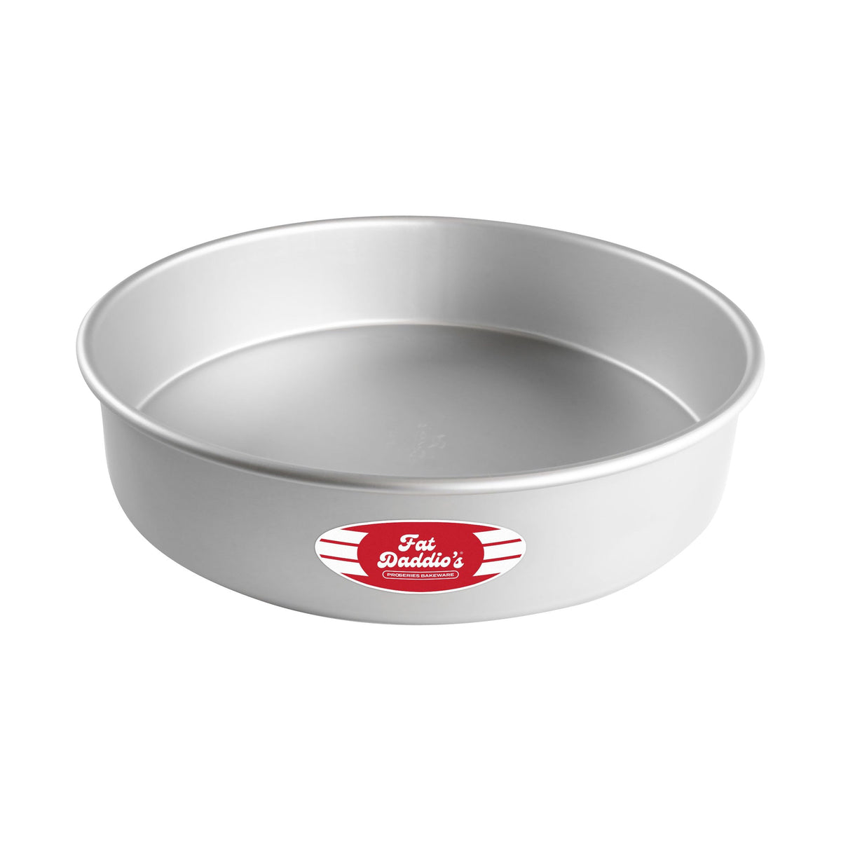 Fat Daddio's PRD-83SET Anodized Aluminum Round Cake Pans, 2 Piece Set, 8 x 3 Inch