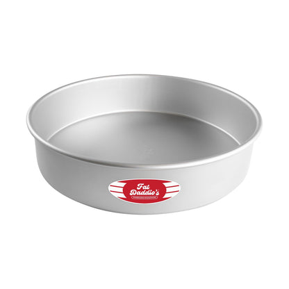 Fat Daddio's PRD-83SET Anodized Aluminum Round Cake Pans, 2 Piece Set, 8 x 3 Inch