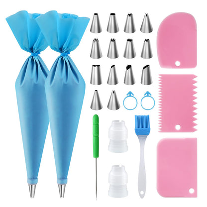 firstake Disposable Piping Bags 100pcs, 16 Inch Large Pastry Bags for Cake