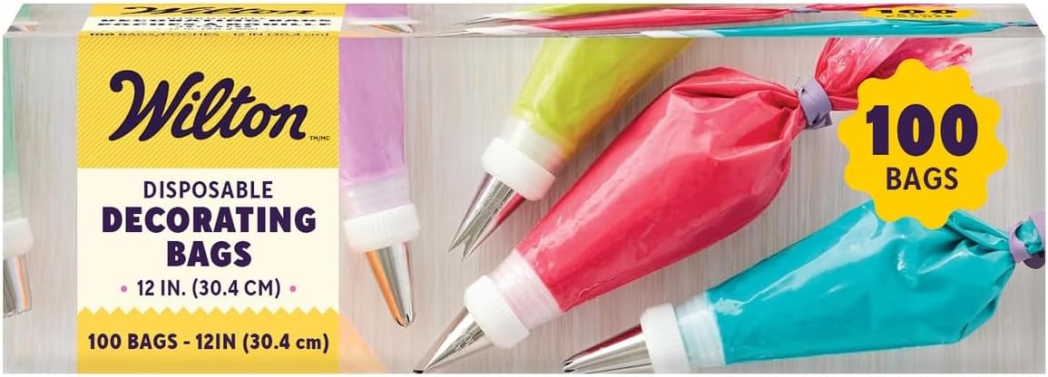 Wilton Disposable Decorating Bags, Piping Icing, 100-Count