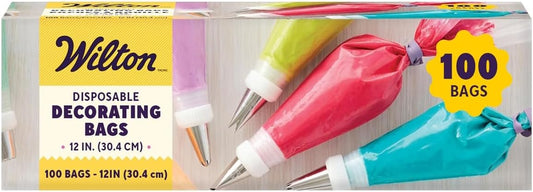 Wilton Disposable Decorating Bags, Piping Icing, 100-Count