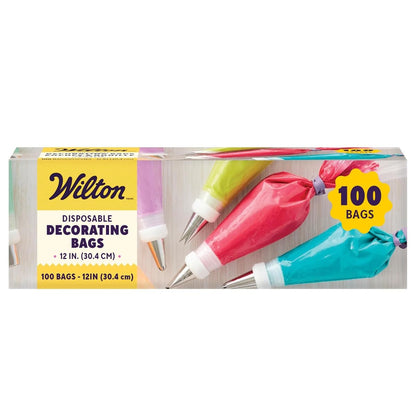 Wilton Disposable Decorating Bags, Piping Icing, 100-Count