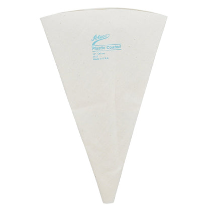 Ateco Plastic Coated Canvas Decorating Bag, 14-Inch, Reusable, Made in USA, White