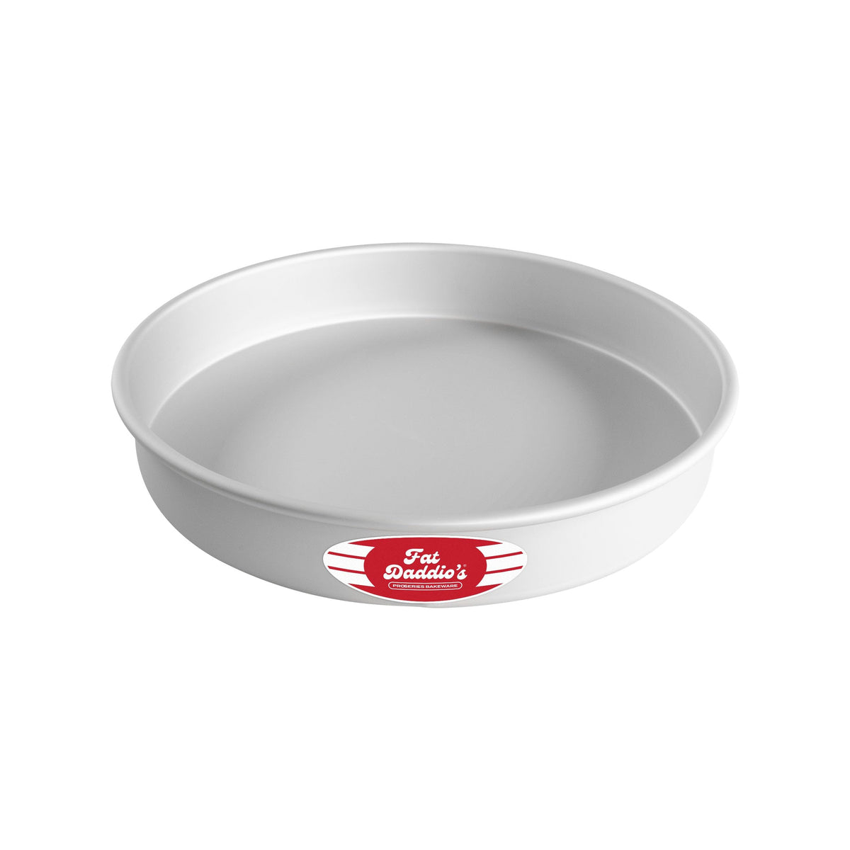 Fat Daddio's PRD-83SET Anodized Aluminum Round Cake Pans, 2 Piece Set, 8 x 3 Inch