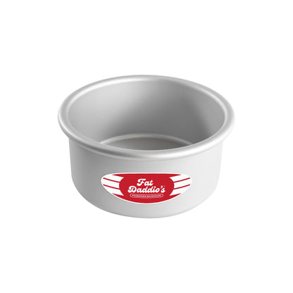 Fat Daddio's PRD-83SET Anodized Aluminum Round Cake Pans, 2 Piece Set, 8 x 3 Inch