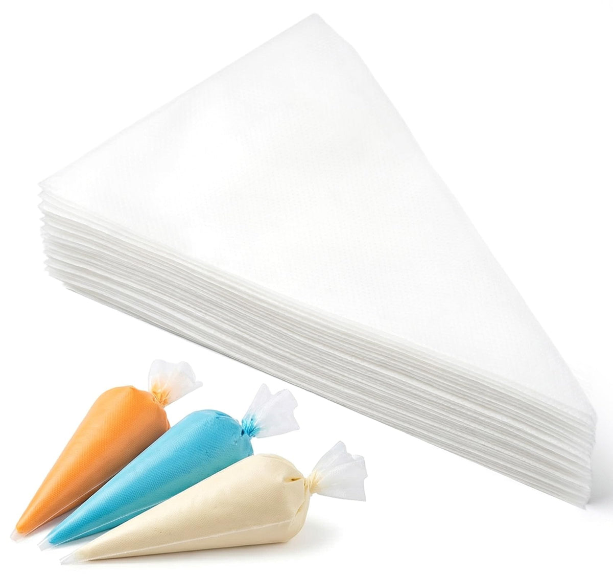 ilauke 13 Inch Disposable Piping Bags, 200 Pcs for Cake Baking Decorating