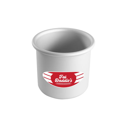 Fat Daddio's PRD-83SET Anodized Aluminum Round Cake Pans, 2 Piece Set, 8 x 3 Inch