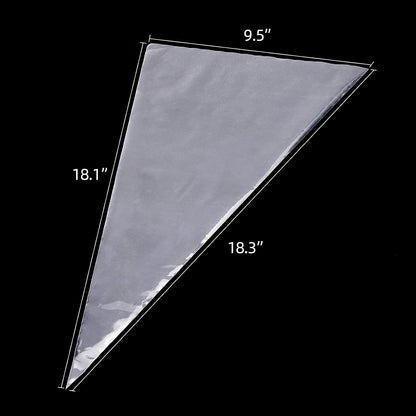 18 Inch Piping Bags 100 Pcs Disposable Pastry Bags Cake Decorating Bags