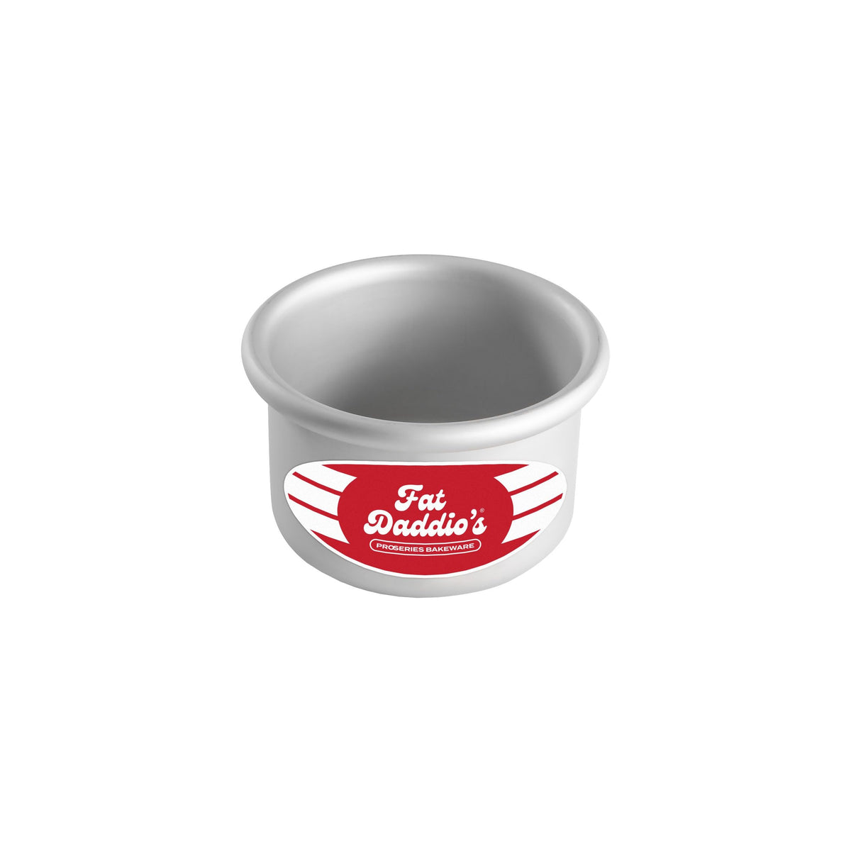 Fat Daddio's PRD-83SET Anodized Aluminum Round Cake Pans, 2 Piece Set, 8 x 3 Inch