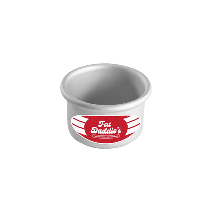 Fat Daddio's PRD-83SET Anodized Aluminum Round Cake Pans, 2 Piece Set, 8 x 3 Inch