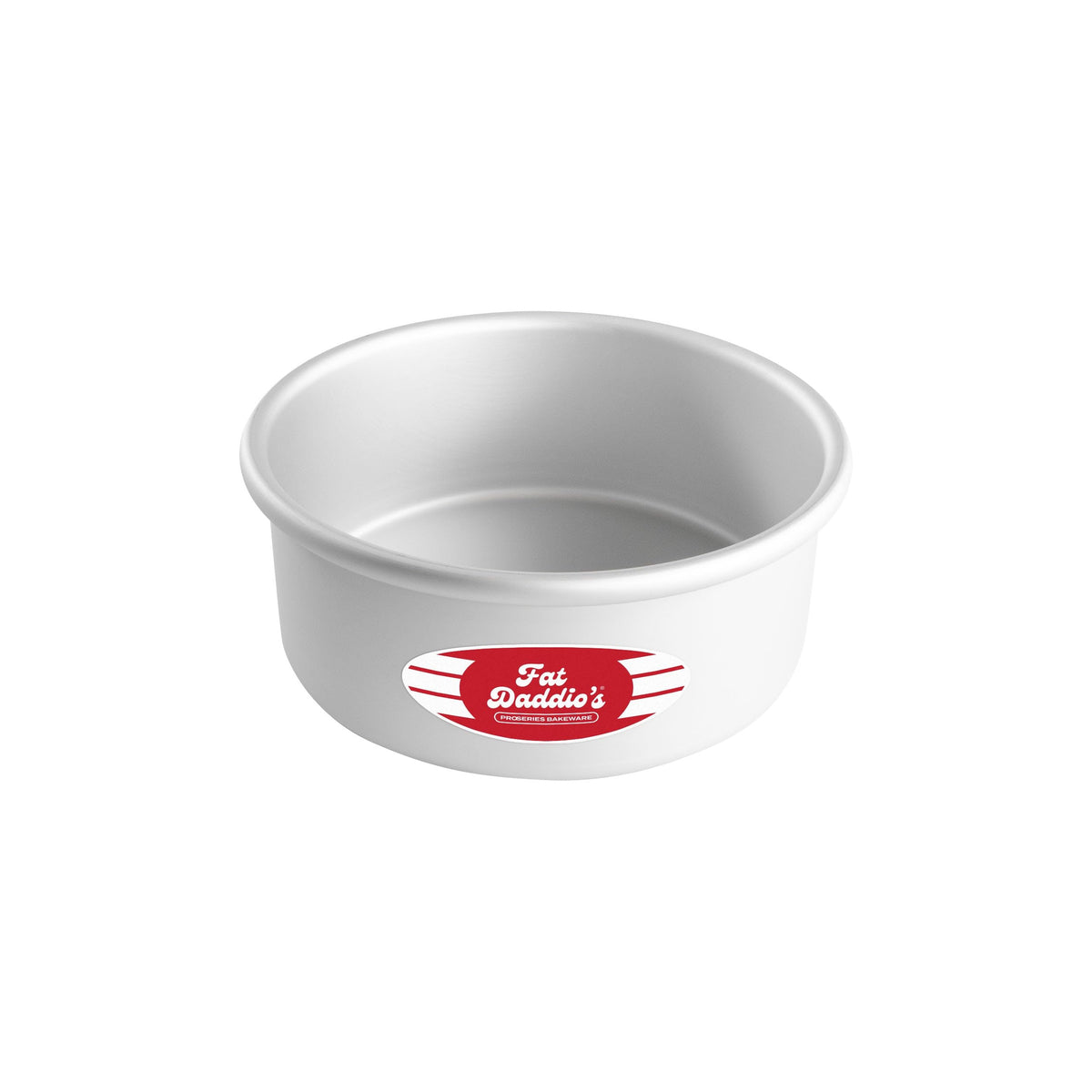 Fat Daddio's PRD-83SET Anodized Aluminum Round Cake Pans, 2 Piece Set, 8 x 3 Inch