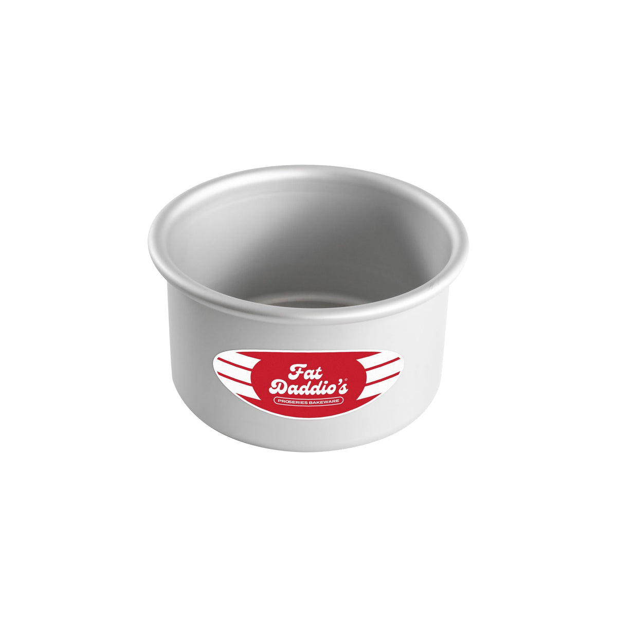 Fat Daddio's PRD-83SET Anodized Aluminum Round Cake Pans, 2 Piece Set, 8 x 3 Inch