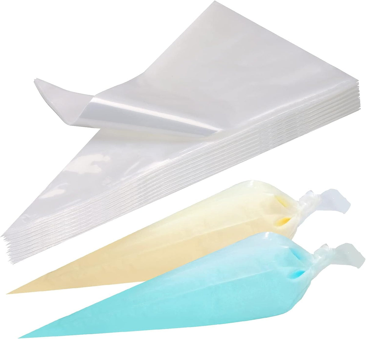300 Pcs Pastry Piping Bags 13 inch Disposable Icing Cream Bag for Cookie Cake Decorating
