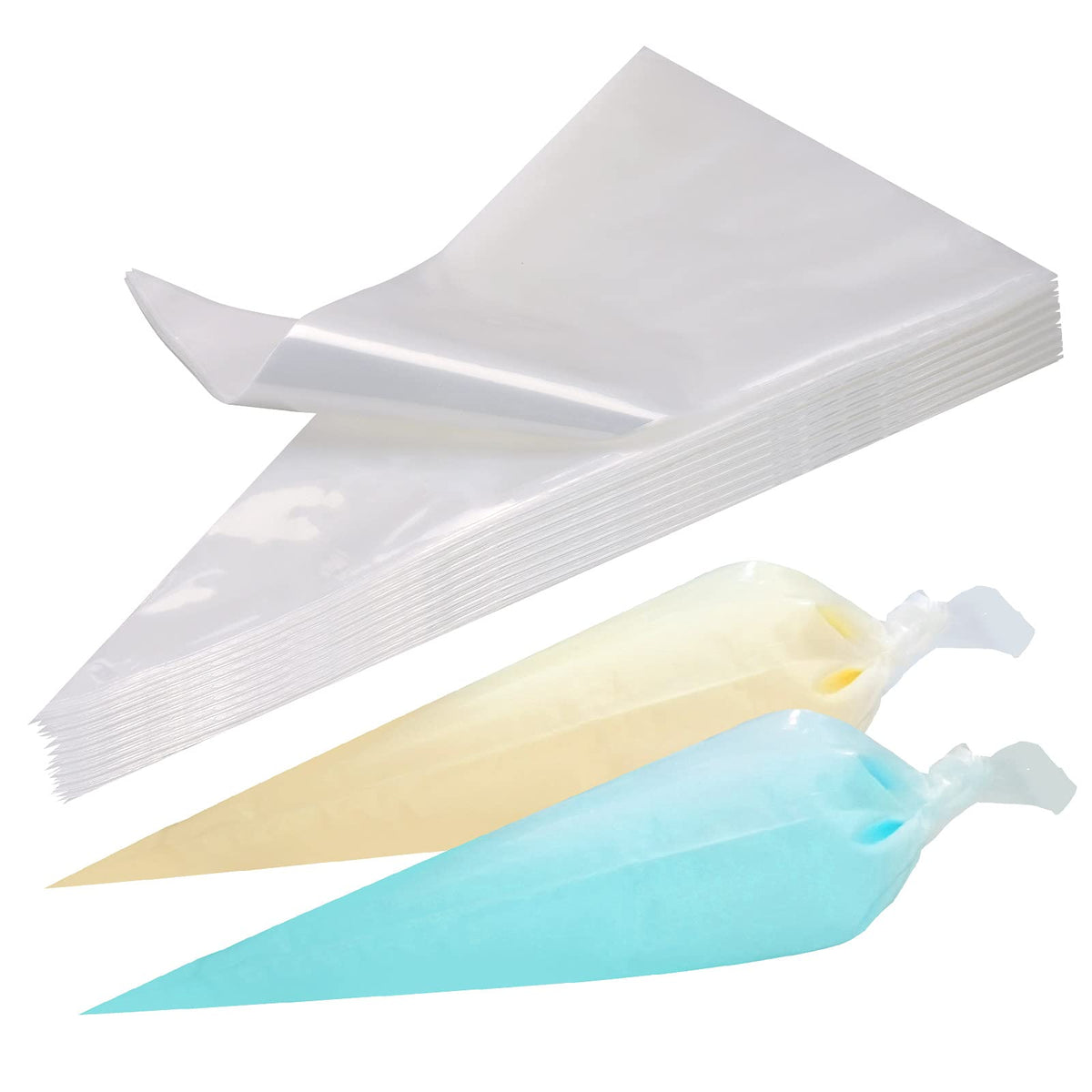 400 Pcs Piping Bags Disposable 12 In Pastry Bags Tipless Icing Piping Bag