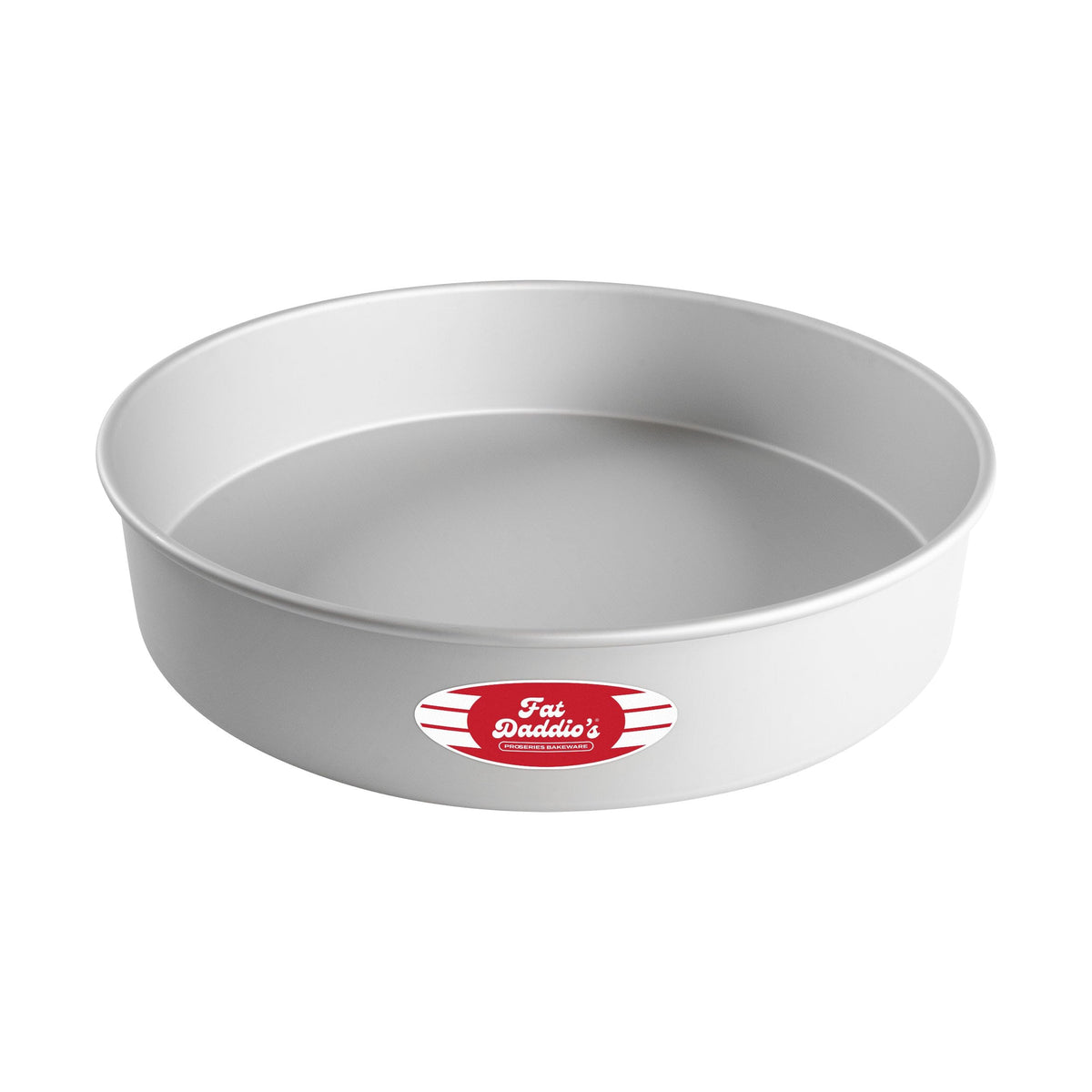 Fat Daddio's PRD-83SET Anodized Aluminum Round Cake Pans, 2 Piece Set, 8 x 3 Inch