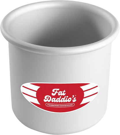 Fat Daddio's PRD-83SET Anodized Aluminum Round Cake Pans, 2 Piece Set, 8 x 3 Inch