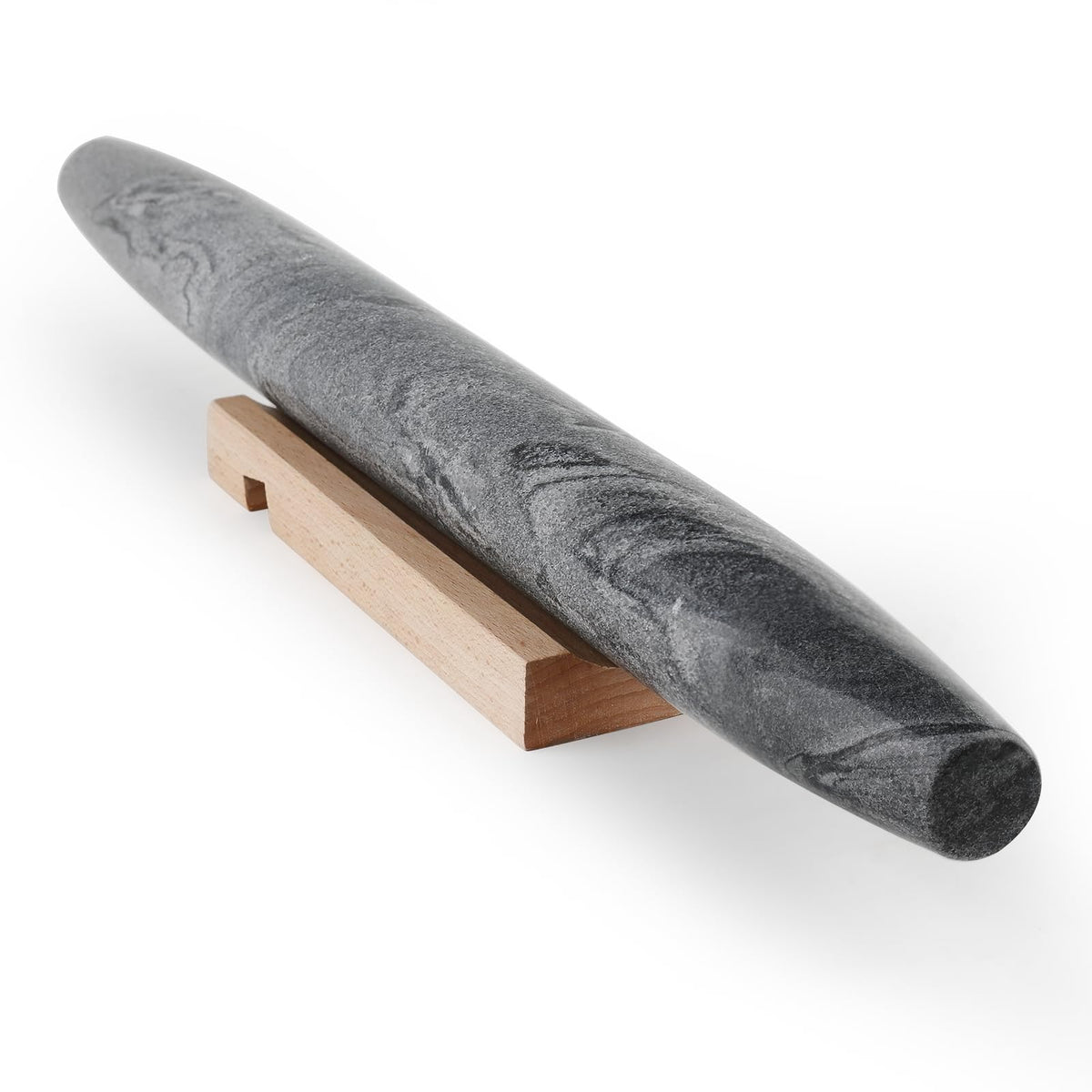 Koville Marble Rolling Pin, Non-Stick Stone Dough Roller, Rolling Pin for Baking,Pasta, Dumpling, Ravioli, Fondant,Pie Crust, Kitchen Baking Pastry Tools