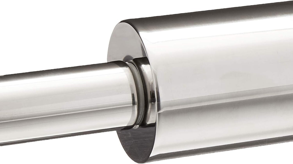 Fox Run Stainless Steel Rolling Pin With Handles, 18" x 2.6" x 2.8" Roller