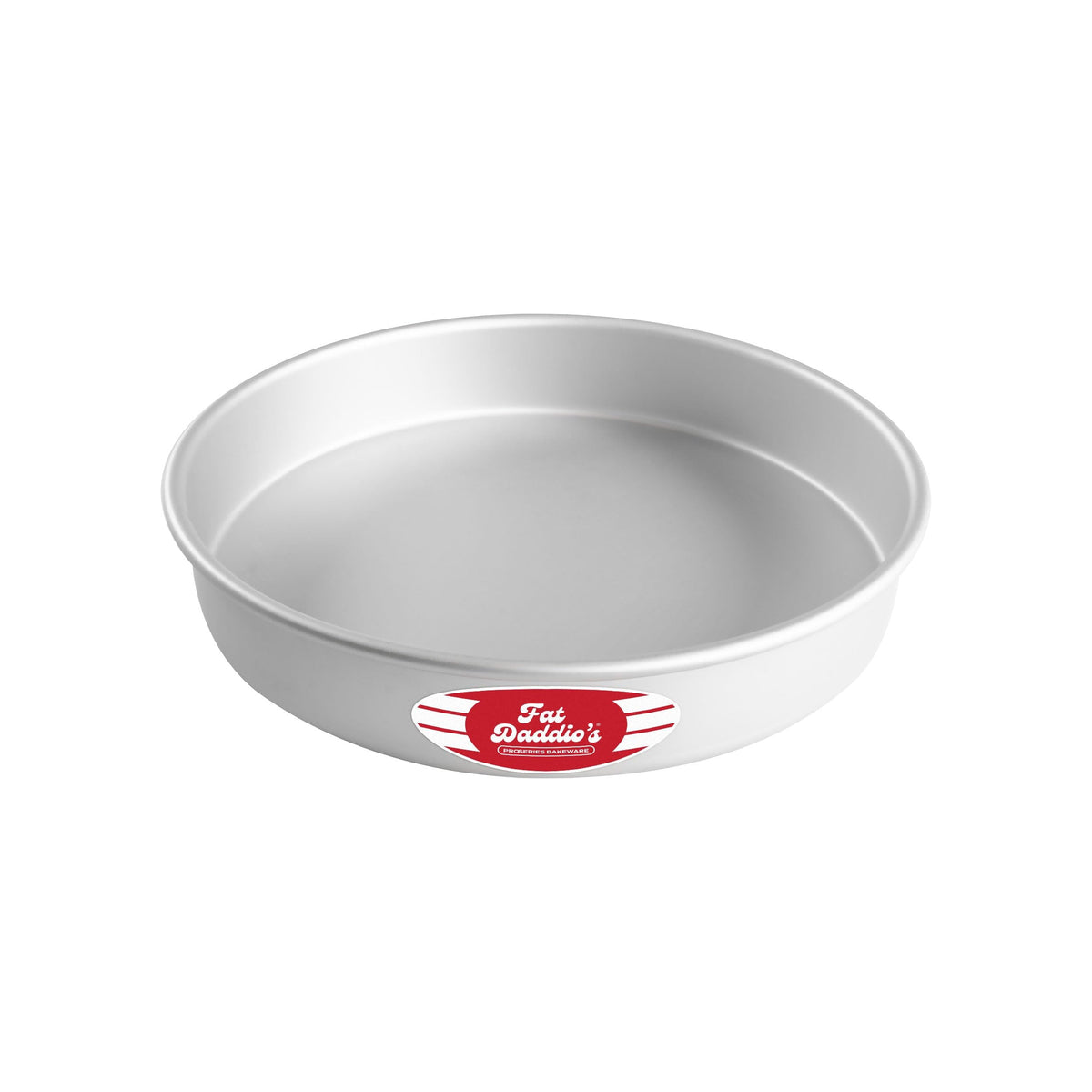 Fat Daddio's PRD-83SET Anodized Aluminum Round Cake Pans, 2 Piece Set, 8 x 3 Inch